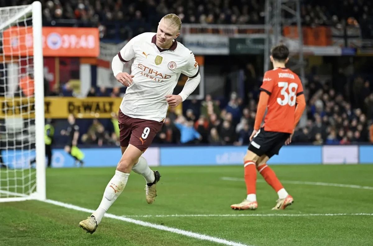 Haaland đi vào lịch sử Man City khi ghi 5 bàn trong một trận đấu ở FA Cup