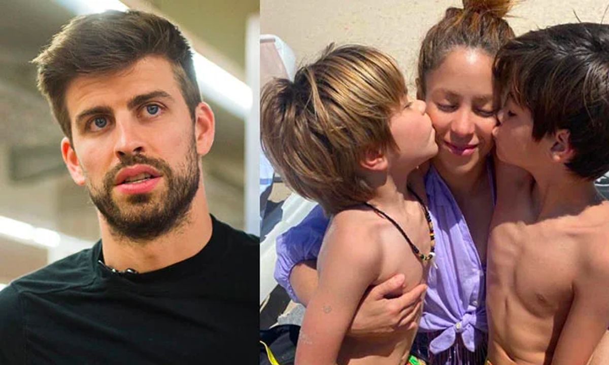 Shakira hội ngộ Pique vì con